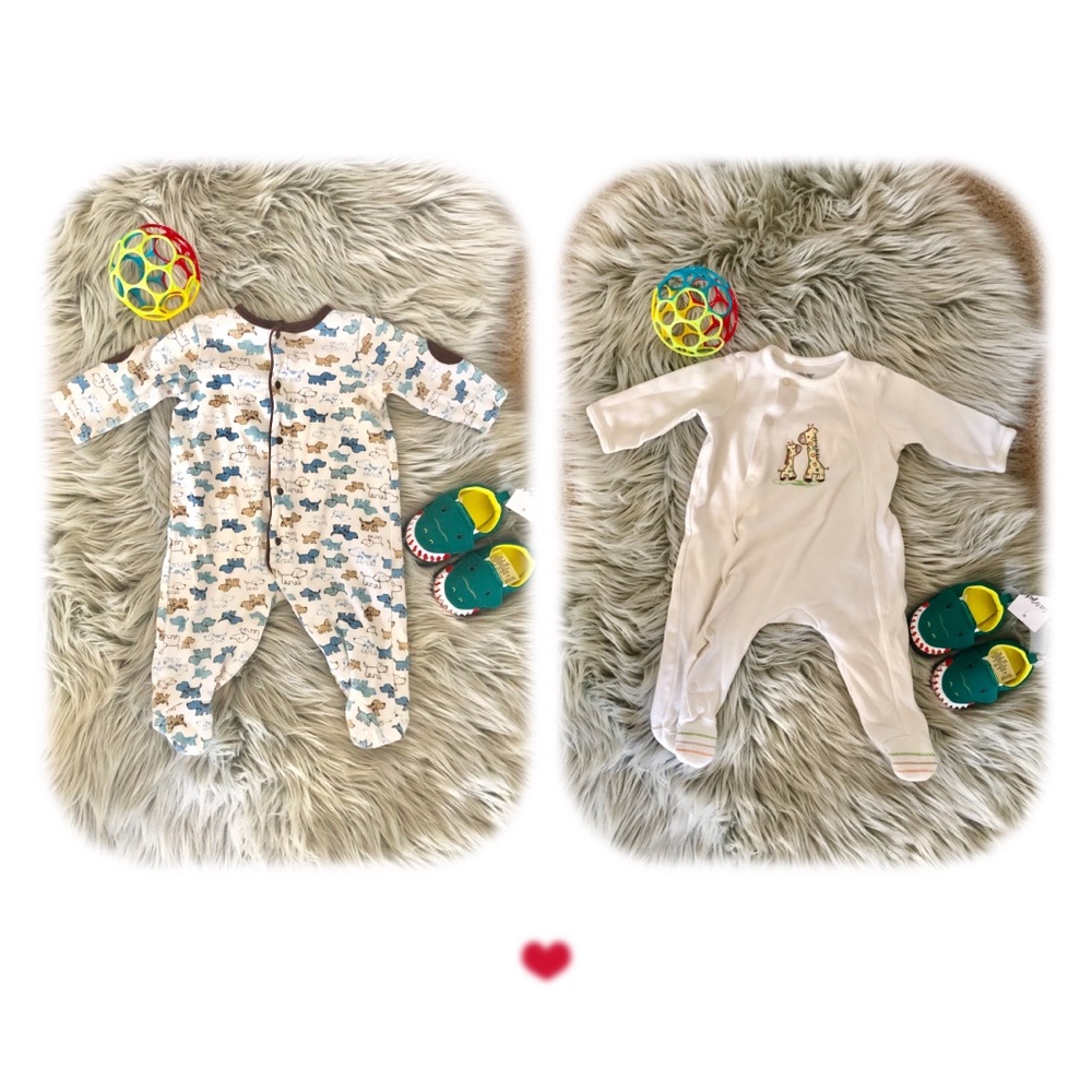 Set of 2 Little ME 6M onesie